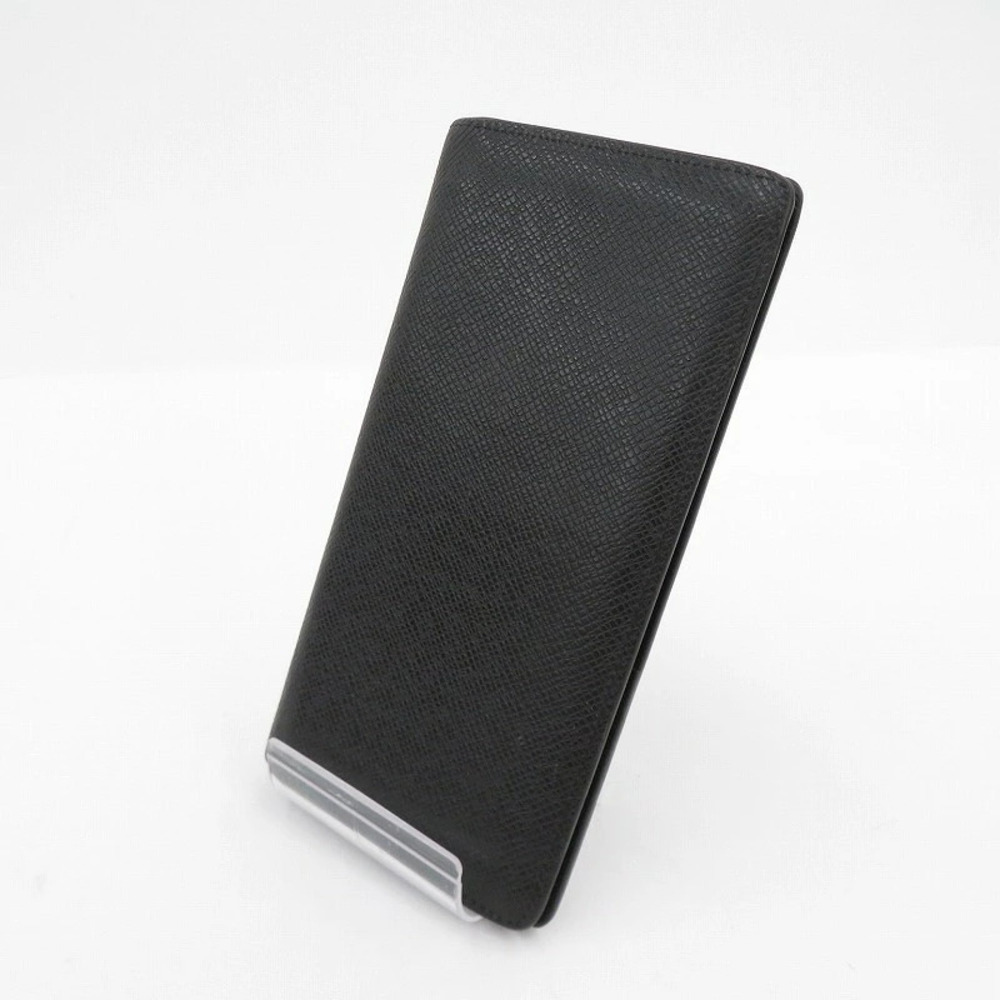 LOUIS VUITTON Taiga Portefeuille Brazza Long Wallet
